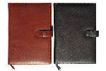 Additional View - Black and British Tan Forever Leather Journal Covers