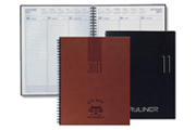 Terracotta and Black Large Weekly Appointment Planners