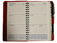 Additional View - Weekly Planner Format, includes monthly