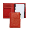 Inside Cover/Outside View of Red Leather Mini Journal