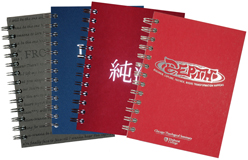 Wirebound Planners with One Color Imprints (5 x 7 Custom Calendars)